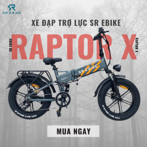 Xe trợ đạp trợ lực Raptor X SREBIKE