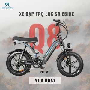 Xe trợ đạp trợ lực OUXI Q8