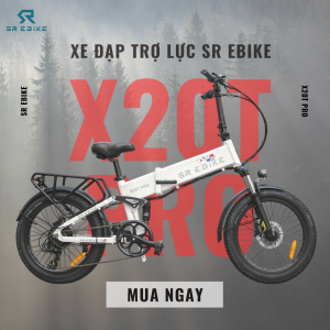 Xe trợ đạp trợ lực X20T Pro SREBIKE